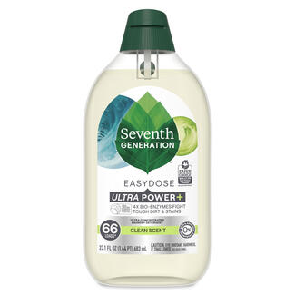 Seventh Generation Easy Dose Ultra Concentrated Detergent Clean Scent Front of Pack