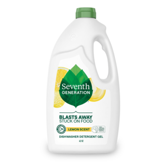 Seventh Generation Dish Gel - 42floz - Lemon - Front of Pack