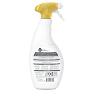 Seventh Generation Disinfecting Multi-Surface Cleaner - Spray Bottle - Lemongrass Citrus Scent - Back of Pack
