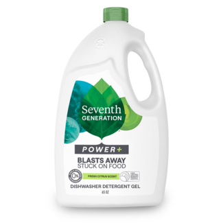 Seventh Generation Dish Gel - 65floz - Power Plus Fresh Citrus - Front of Pack