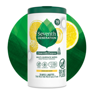 Cleaning Wipes - Lemon - 70ct