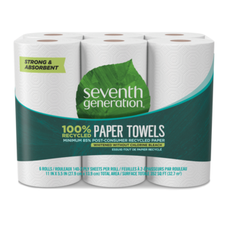 100% Recycled Paper Towels