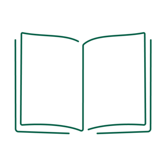 Illustration of open book - Icon