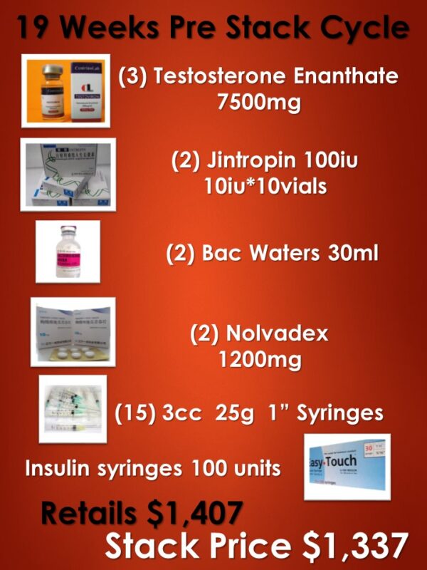 Jintropin HGH w/ Testosterone Cycle