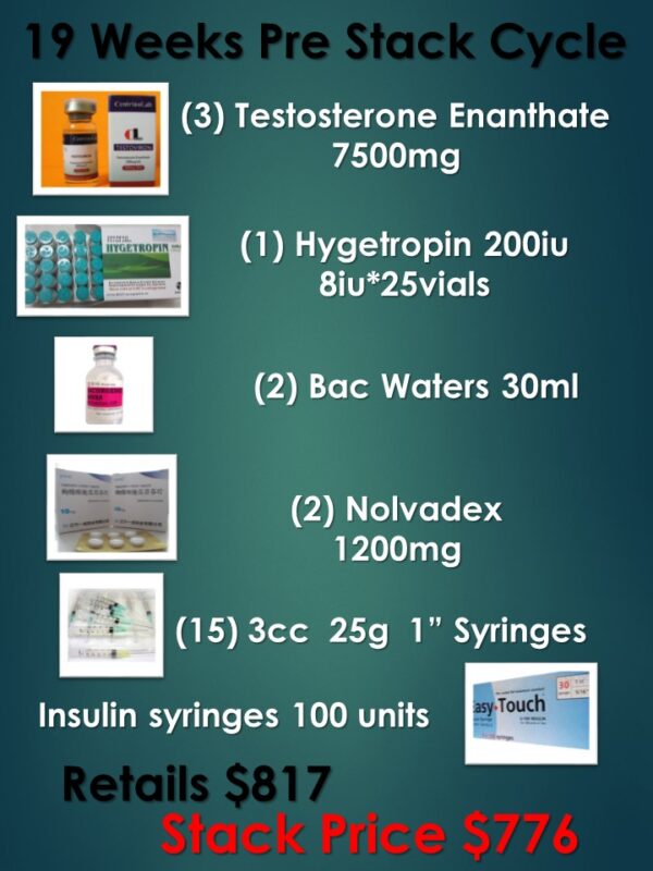Hygetropin HGH w/ Testosterone Cycle